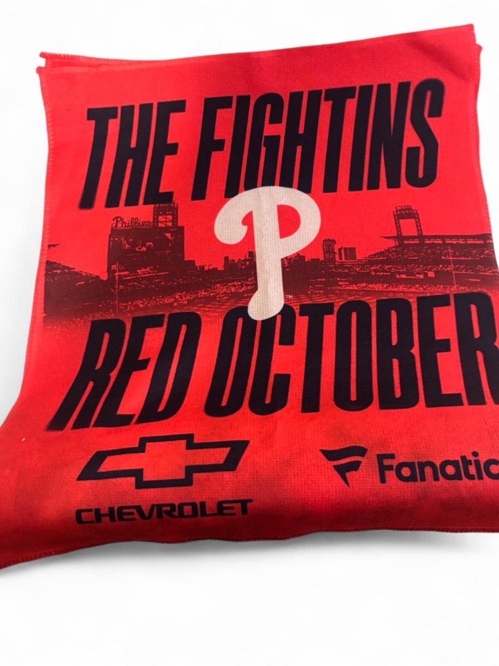 Chevrolet x Fanatics Philadelphia Phillies Red 'The Fightins' Pillow Cover